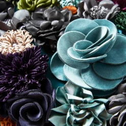 Posy Lumbar Pillow - Cerulean 7 Posy Lumbar Pillow - Cerulean -LOVESE Furniture Shop webimage 040910192 DTL2 1