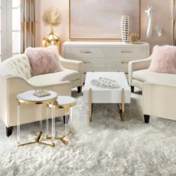 Mongolian Pillow 22" - Blush -LOVESE Furniture Shop webimage 040936538 rv1 jpg 1