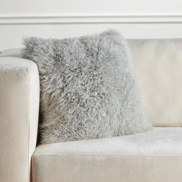 Mongolian Pillow 22" - Steel 2 Mongolian Pillow 22" - Steel - Image 2