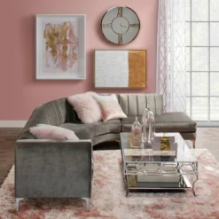 Joie De Vivre Pillow 22" - Blush -LOVESE Furniture Shop webimage 040988407a rv4 jpg 1