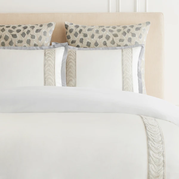Gianna Frame Bedding - Silver 1 Gianna Frame Bedding - Silver
