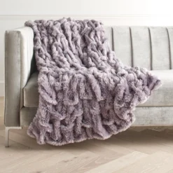 Oslo Throw - Amethyst
