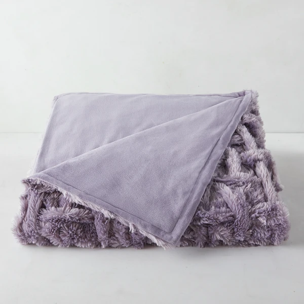 Oslo Throw - Amethyst 2 Oslo Throw - Amethyst - Image 2
