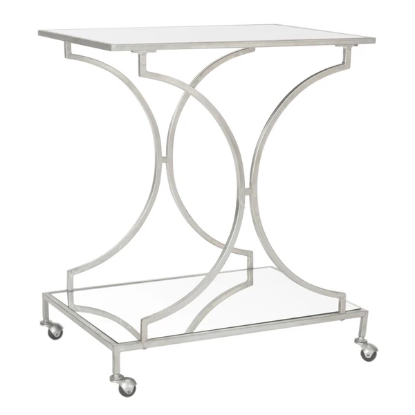 Arden Bar Cart - Silver 2 Arden Bar Cart - Silver - Image 2