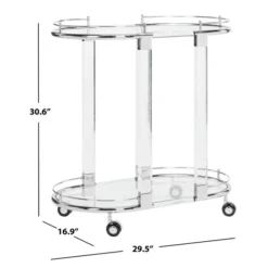 Stella Bar Cart -LOVESE Furniture Shop webimage 070135709 3 jpg