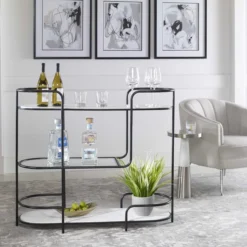 Ezio Bar Cart 12 Ezio Bar Cart -LOVESE Furniture Shop webimage 070499135 RV1