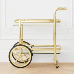 Trolley Bar Cart 8 Trolley Bar Cart -LOVESE Furniture Shop webimage 070766627 alt2