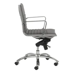 Darby Low Back Office Chair - Grey -LOVESE Furniture Shop webimage 120102135 2 jpg
