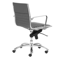 Darby Low Back Office Chair - Grey -LOVESE Furniture Shop webimage 120102135 3 jpg