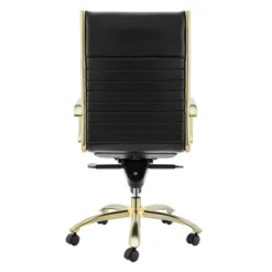 Darby High Back Office Chair - Black/Gold -LOVESE Furniture Shop webimage 120121155 4 jpg