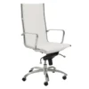 Darby High Back Office Chair - White