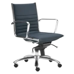 Darby Low Back Office Chair - Blue