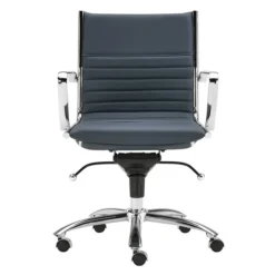 Darby Low Back Office Chair - Blue -LOVESE Furniture Shop webimage 120152072 2 jpg