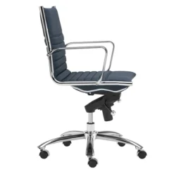 Darby Low Back Office Chair - Blue -LOVESE Furniture Shop webimage 120152072 3 jpg