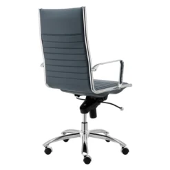 Darby High Back Office Chair - Blue -LOVESE Furniture Shop webimage 120190476 4 jpg