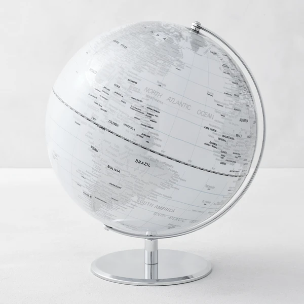 World Globe - White 2 World Globe - White - Image 2
