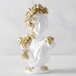 Gold Floral Bust