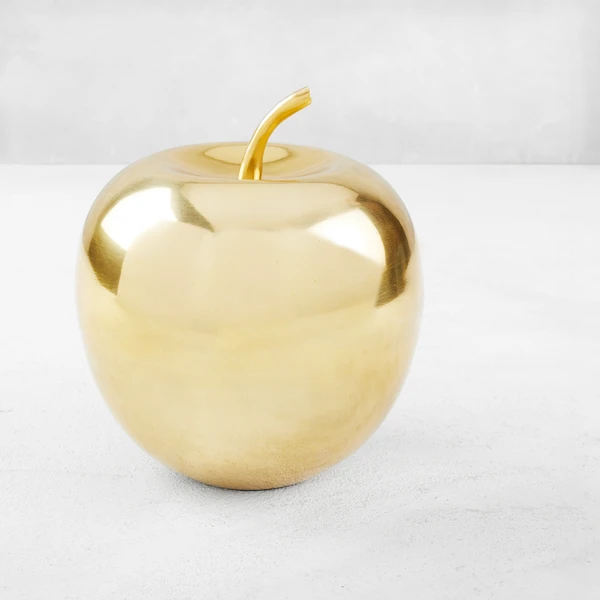 Gold Oversized Apple 1 Gold Oversized Apple