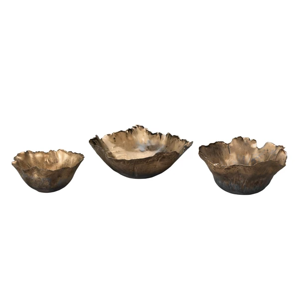 Fleur Bowls - Set Of 3 1 Fleur Bowls - Set Of 3