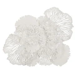 Flower Wall Decor - White