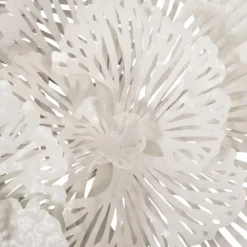 Flower Wall Decor - White -LOVESE Furniture Shop webimage 162135953 3 jpg 1