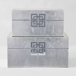 Ming Boxes - Set Of 2