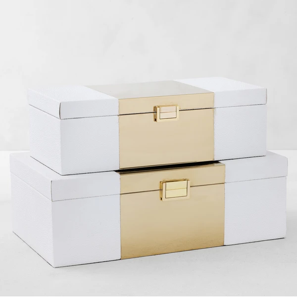 Celeste Boxes - Set Of 2 2 Celeste Boxes - Set Of 2 - Image 2