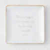 Beauty Begins Trinket Tray