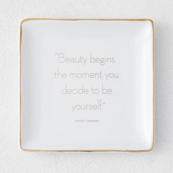 Beauty Begins Trinket Tray 1 Beauty Begins Trinket Tray