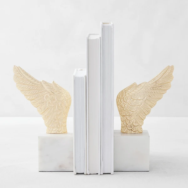 Angel Wings Bookends 1 Angel Wings Bookends