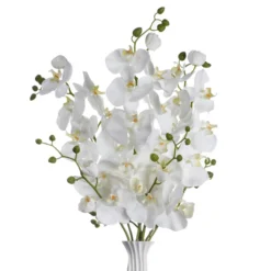 Faux Phalaenopsis Spray - Set Of 3