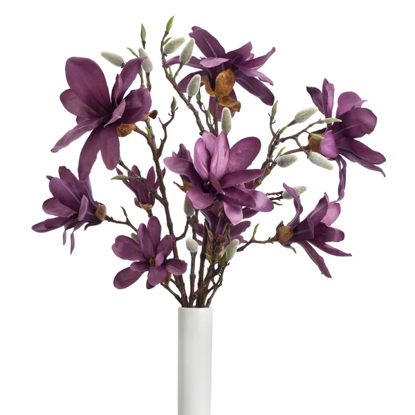 Faux Magnolia Spray - Set Of 3 1 Faux Magnolia Spray - Set Of 3