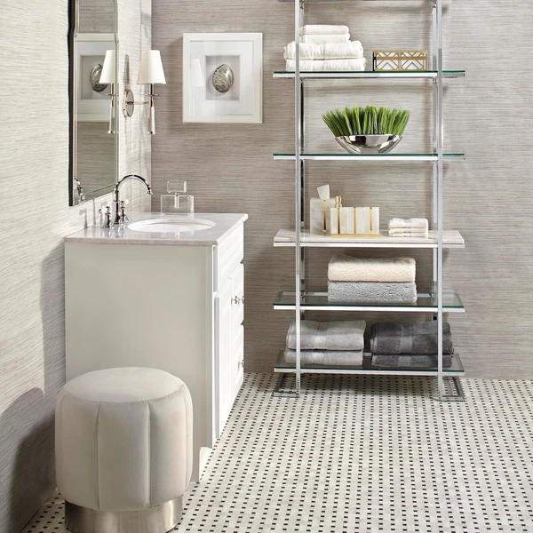 Faux Grass In Silver Pot 11 Faux Grass In Silver Pot - Image 11