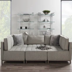 Faux Grass In Silver Pot 18 Faux Grass In Silver Pot -LOVESE Furniture Shop webimage 207540972a rv4 jpg