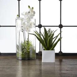 Faux Potted Orchid With Succulents 5 Faux Potted Orchid With Succulents -LOVESE Furniture Shop webimage 207818656 rv1 jpg