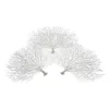 Faux Coral Fan - Set Of 3