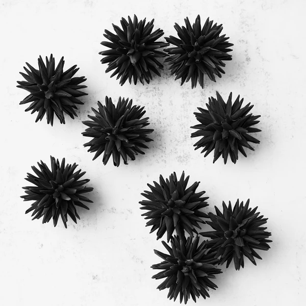 Faux Allium Sphere - Set Of 9 1 Faux Allium Sphere - Set Of 9