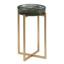 Livorna Round Accent Table - 17"H