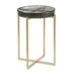 Livorna Round Accent Table - 19"H