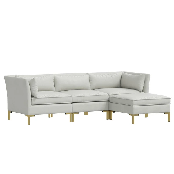 Zara 4 PC Ottoman Sectional 1 Zara 4 PC Ottoman Sectional