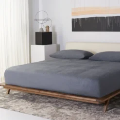 Silas Platform Bed 15 Silas Platform Bed -LOVESE Furniture Shop webimage 601877593 601421777 QUEEN KING RV