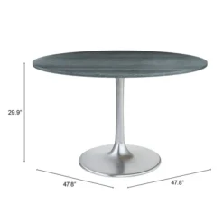 Madera Dining Table 48" -LOVESE Furniture Shop webimage 603483002 DIM