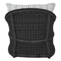 Emilia Ebony Lounge Chair - Linen Indigo Stripe 7 Emilia Ebony Lounge Chair - Linen Indigo Stripe -LOVESE Furniture Shop webimage 605258651 ALT3