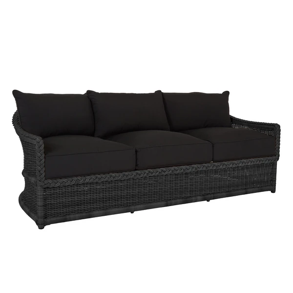 Emilia Ebony Sofa - Black 2 Emilia Ebony Sofa - Black - Image 2