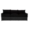 Emilia Ebony Sofa - Black