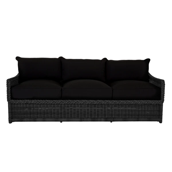 Emilia Ebony Sofa - Black 1 Emilia Ebony Sofa - Black
