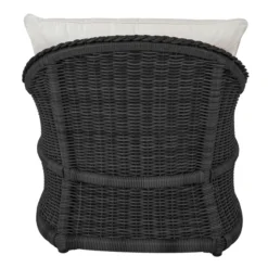 Emilia Ebony Lounge Chair - White 8 Emilia Ebony Lounge Chair - White -LOVESE Furniture Shop webimage 605303082 ALT3