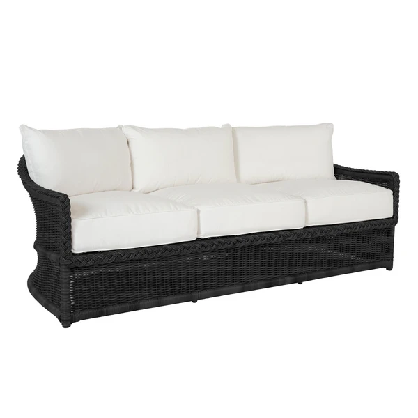 Emilia Ebony Sofa - White 2 Emilia Ebony Sofa - White - Image 2