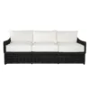 Emilia Ebony Sofa - White