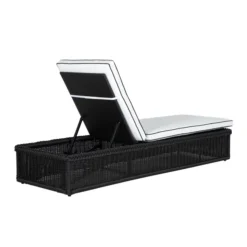 Emilia Ebony Chaise - White/Black 15 Emilia Ebony Chaise - White/Black -LOVESE Furniture Shop webimage 605771859 ALT5
